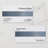 Mittelband - Chrome-Röhren Visitenkarte (Vorne/Hinten)