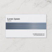 Mittelband - Chrome-Röhren Visitenkarte (Rückseite)