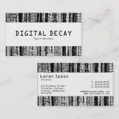 Mittelband - Digitaler Verfall Visitenkarte (Vorne/Hinten)