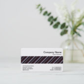 Mittelband - Dunkle Streifen Visitenkarte (Stehend Vorderseite)