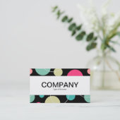 Mittelband (durchtränkt) - Felder und Kreise 15081 Visitenkarte (Stehend Vorderseite)