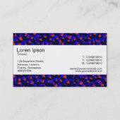 Mittelband (durchtrennt) - Abstrakt 080716(2) Visitenkarte (Rückseite)