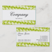 Mittelband (durchtrennt) - Abstrakt 080716(8) Visitenkarte (Vorne/Hinten)