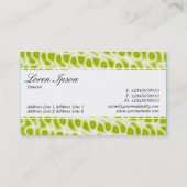 Mittelband (durchtrennt) - Abstrakt 080716(8) Visitenkarte (Rückseite)