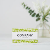 Mittelband (durchtrennt) - Abstrakt 080716(8) Visitenkarte (Stehend Vorderseite)