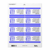 Mittelband - Electric Blue (Vorne)