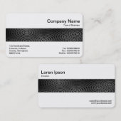 Mittelband - Elektrischer Regen dunkelgrau Visitenkarte (Vorne/Hinten)