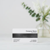 Mittelband - Elektrischer Regen dunkelgrau Visitenkarte (Stehend Vorderseite)
