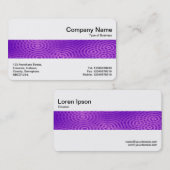 Mittelband - Elektrischer Regen Lila Visitenkarte (Vorne/Hinten)