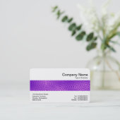 Mittelband - Elektrischer Regen Lila Visitenkarte (Stehend Vorderseite)