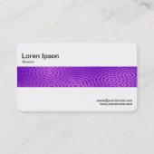 Mittelband - Elektrischer Regen Lila Visitenkarte (Rückseite)
