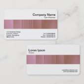 Mittelband - Erdbeerschokolade Visitenkarte (Vorne/Hinten)