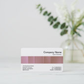 Mittelband - Erdbeerschokolade Visitenkarte (Stehend Vorderseite)