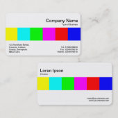 Mittelband - Farben Visitenkarte (Vorne/Hinten)