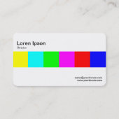 Mittelband - Farben Visitenkarte (Rückseite)