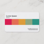 Mittelband - Farben Visitenkarte (Rückseite)
