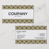 Mittelband - Farbige Geometrie 08 Visitenkarte (Vorne/Hinten)