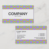 Mittelband - Farbige Geometrie Visitenkarte (Vorne/Hinten)