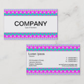 Mittelband - Farbige Geometrie Visitenkarte (Vorne/Hinten)