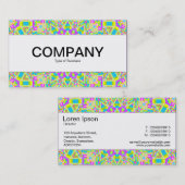 Mittelband - Farbiges Kaleidoskop 02 Visitenkarte (Vorne/Hinten)