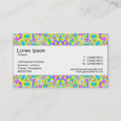 Mittelband - Farbiges Kaleidoskop 02 Visitenkarte (Rückseite)