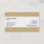 Mittelband - Farbkreise Visitenkarte (Rückseite)