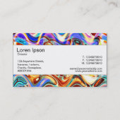 Mittelband - Farbmischung 02 Visitenkarte (Rückseite)