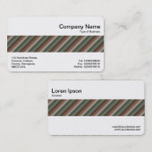 Mittelband - Farbstreifen Visitenkarte (Vorne/Hinten)