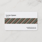 Mittelband - Farbstreifen Visitenkarte (Rückseite)