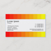 Mittelband - Farbübergang Visitenkarte (Rückseite)