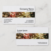 Mittelband - Fiberoptik Visitenkarte (Vorne/Hinten)