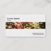 Mittelband - Fiberoptik Visitenkarte (Rückseite)