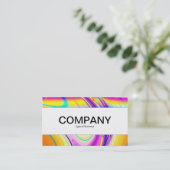 Mittelband - Fraktal Abstrakt 061012f Visitenkarte (Stehend Vorderseite)