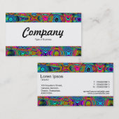 Mittelband - Fraktal Abstrakt 19111a Visitenkarte (Vorne/Hinten)