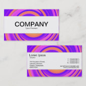 Mittelband (gekleidet) - Abstrakter Swirl 250816 - Visitenkarte (Vorne/Hinten)