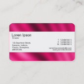 Mittelband (gekleidet) - Crimson Gradient Visitenkarte (Rückseite)