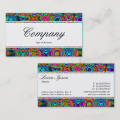 Mittelband (gekleidet) - Fraktal Abstrakt 19111a Visitenkarte (Vorne/Hinten)