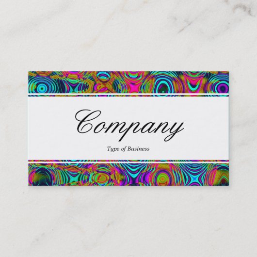 Mittelband (gekleidet) - Fraktal Abstrakt 19111a Visitenkarte (Vorderseite)