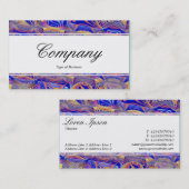 Mittelband (geknackt) - Fraktal Abstrakt 061012a Visitenkarte (Vorne/Hinten)