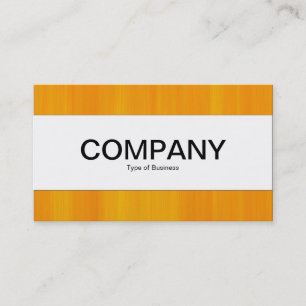 Mittelband - gemalte Orange Visitenkarte