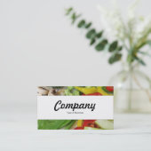 Mittelband - Gemüse aus Stir-fry 02 Visitenkarte (Stehend Vorderseite)
