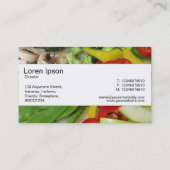 Mittelband - Gemüse aus Stir-fry 02 Visitenkarte (Rückseite)