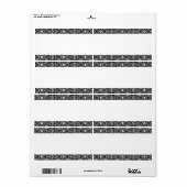 Mittelband - Geometrische Blume (Vorne)