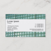 Mittelband - Glaswand 03 Visitenkarte (Rückseite)