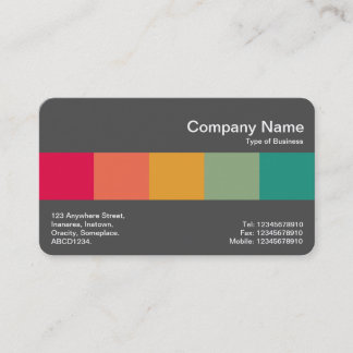 Mittelband (Grau 70pc) - Farben Visitenkarte