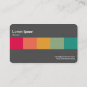 Mittelband (Grau 70pc) - Farben Visitenkarte (Rückseite)