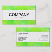 Mittelband - grün gestrichen II Visitenkarte (Vorne/Hinten)