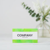 Mittelband - grün gestrichen II Visitenkarte (Stehend Vorderseite)