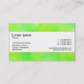 Mittelband - grün gestrichen II Visitenkarte (Rückseite)