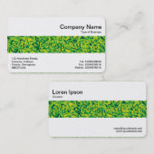 Mittelband - Grüner Eindruck Visitenkarte (Vorne/Hinten)